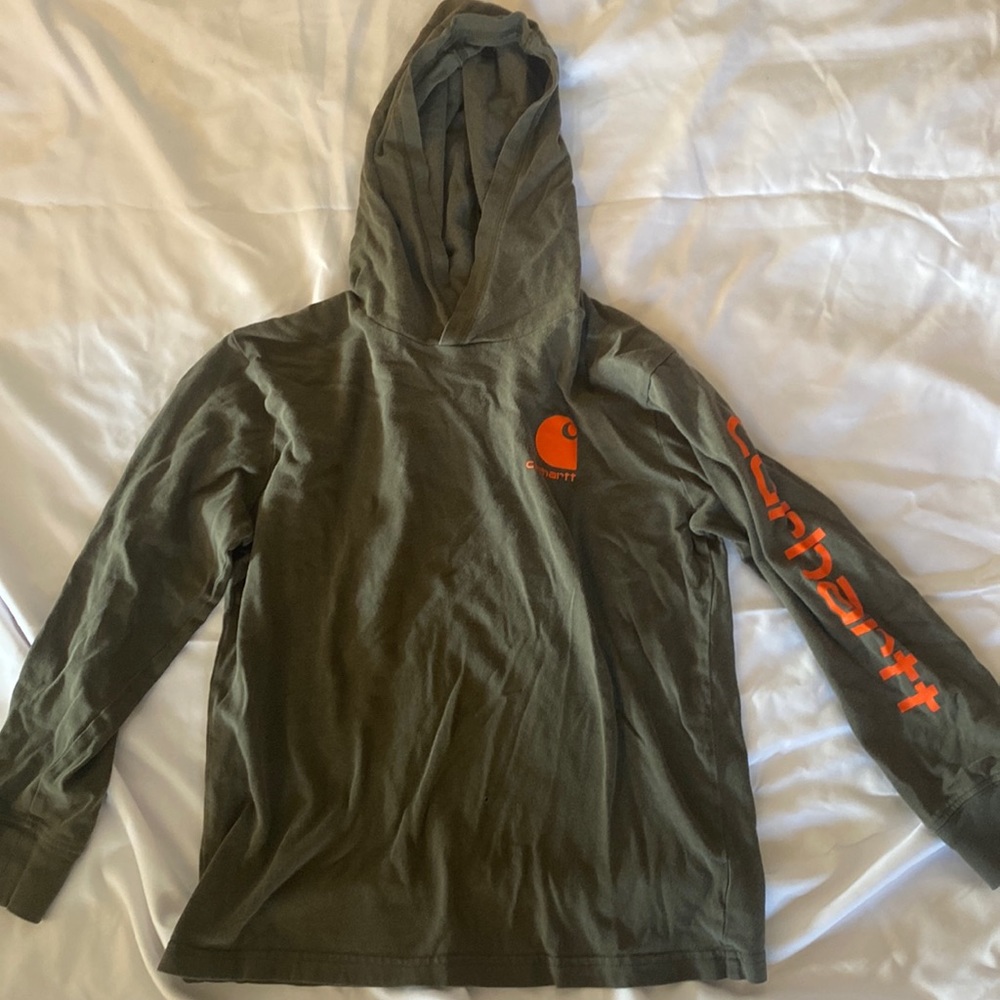Carhartt Youth Hooded Long Sleeved T-Shirt